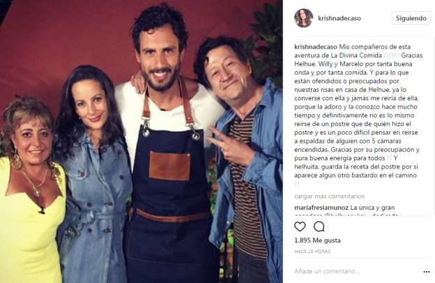 Krishna Navas aclaró bullado malentendido sobre Helhue Sukni en La