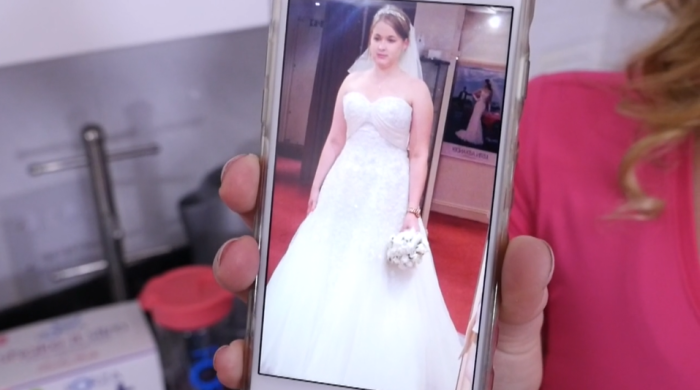 Mujer bajó 16 kilos en cinco meses para su matrimonio tras ver una 'incómoda' foto