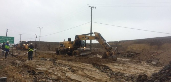 Sistema frontal en el norte: 1850 aislados, 165 albergados y más de 680 casas dañadas