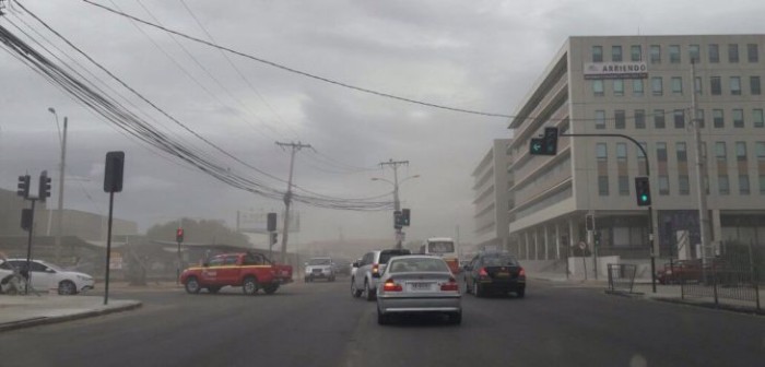 Anuncian vientos de hasta 80 kilómetros por hora y tormentas de arena en Calama