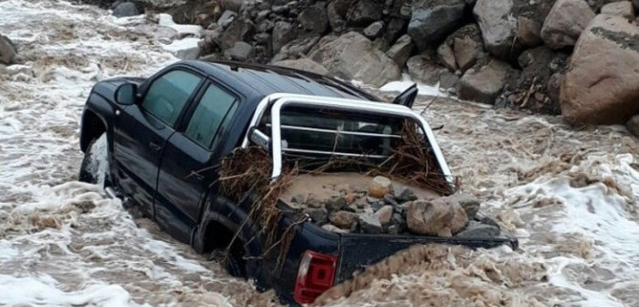 Dos personas mueren al intentar cruzar río Rapel en Monte Patria durante sistema frontal