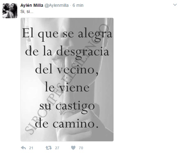 Aylén Milla | Twitter