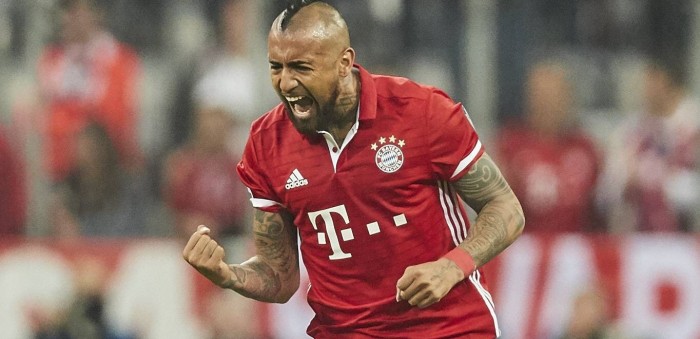 Osada acción de Arturo Vidal fue elegida la mejor jugada defensiva del Bayern