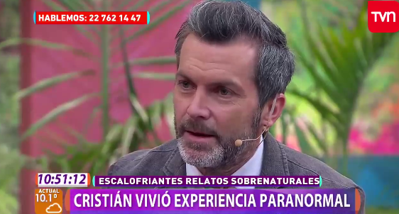 Cristián Sánchez reveló escalofriante experiencia paranormal que vivió en una antigua casa