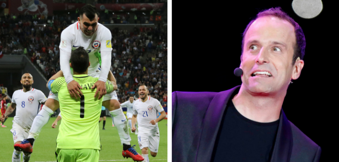 Se aburrieron de las imitaciones: Sánchez, Vidal y Medel evalúan demandar a Stefan Kramer