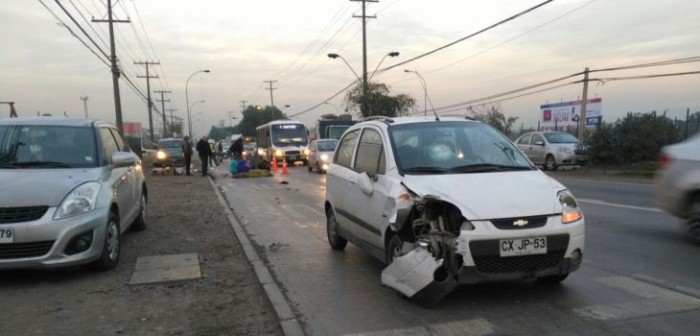 Conductor de triciclo murió tras accidente de tránsito en camino a Melipilla en Maipú