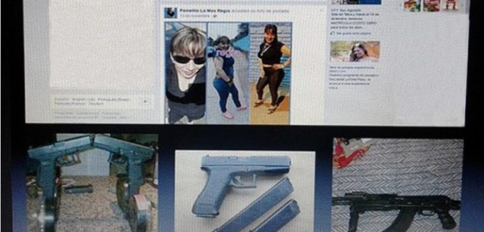 Líder de violenta banda investigada en Talca mostraba sus armas de fuego en Facebook