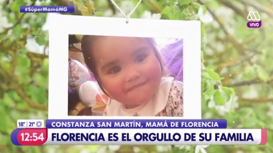 Florencia antes de ser diagnosticada con cáncer  | Mega