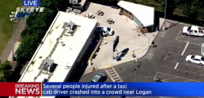 Vehículo atropella a peatones cerca de aeropuerto de Boston: al menos 10 heridos