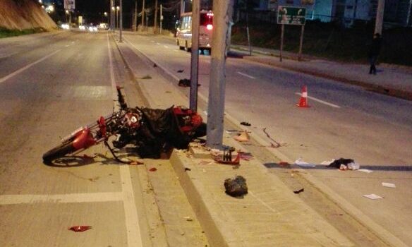 Adolescente sufrió violento accidente en moto en Viña del Mar: le amputaron una pierna