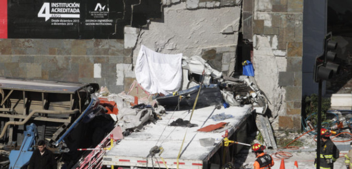 Virginia Reginato confirmó las causas del choque de un camión contra el muro de un mall