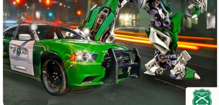 'Preventus Prime': Carabineros recurre a un 'Transformer' para combatir la delincuencia