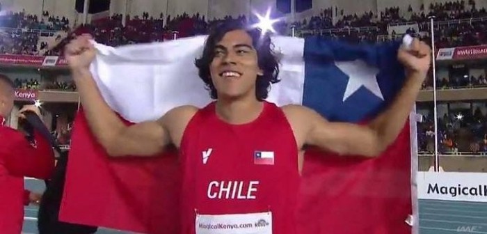 Claudio Romero logra histórico triunfo en Mundial de Atletismo Sub 18