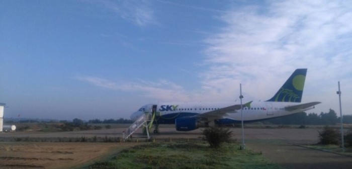 Avión de Sky realiza aterrizaje de emergencia en la región de Valparaíso