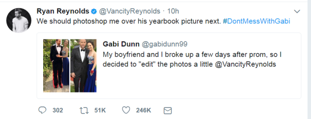Captura | Ryan Reynolds Twitter