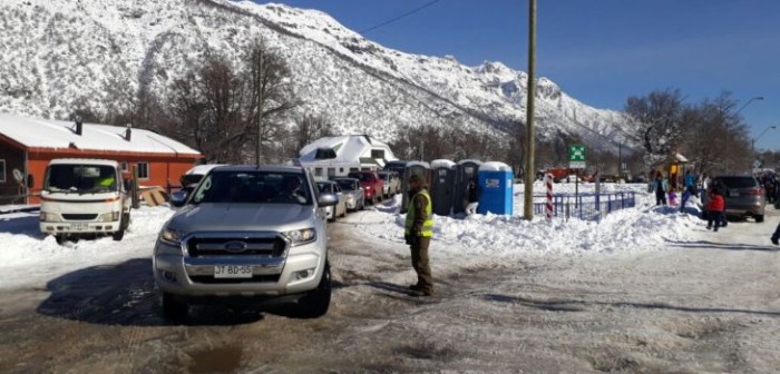 Colapso en el sector Las Trancas: automovilistas buscan subir a las Termas de Chillán