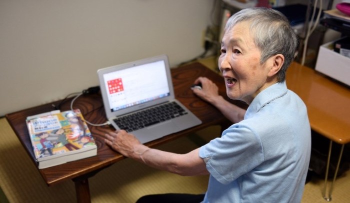 Se pasó: Abuelita japonesa de 82 años se luce creando aplicación para Apple