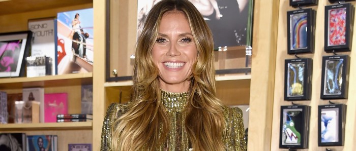 ¡Estupenda! Heidi Klum sorprendió a sus 44 años modelando su propia línea de lencería