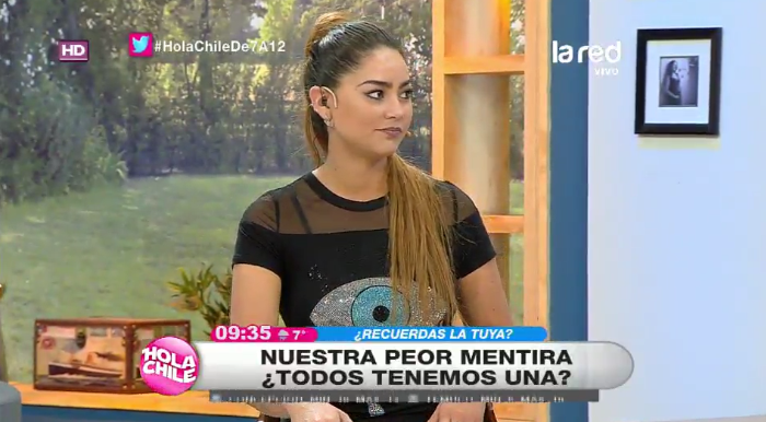 Camila Recabarren recordó en 'Hola Chile' la peor mentira de su vida a manos de un ex