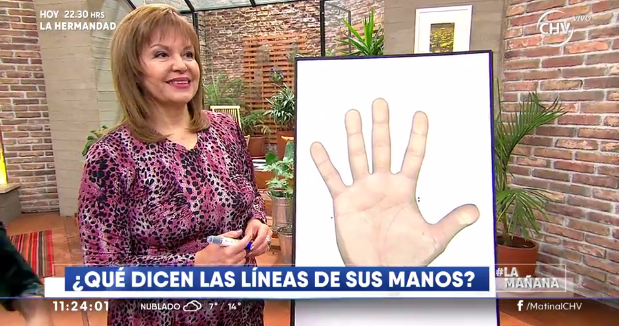 Las bromas que generó la lectura de manos en 'La Mañana' de Chilevisión