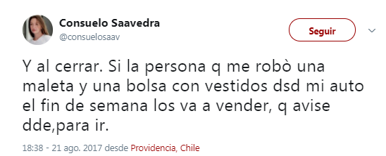 Consuelo Saavedra | Twitter