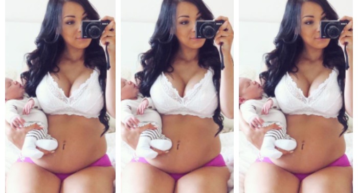 Madre mostró abdomen de acero a 6 meses de dar a luz: volvió a comer sano y a ejercitarse