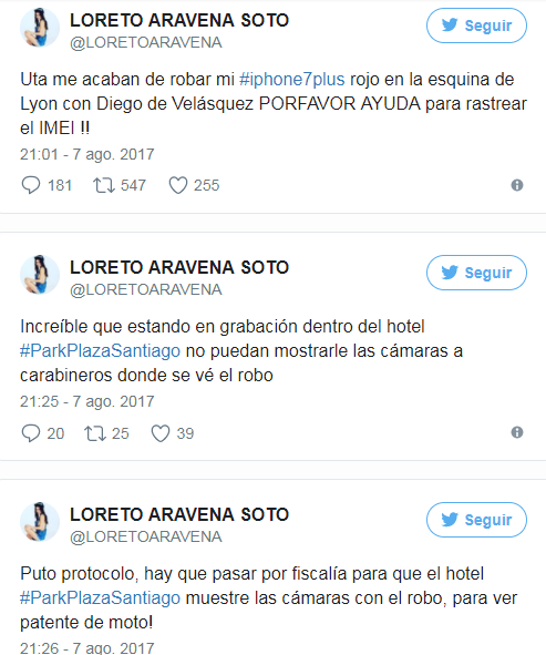 Loreto Aravena | Twitter