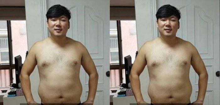 Coreano bajó 22 kilos en 6 meses para convertirse en padre: ahora luce tonificado abdomen