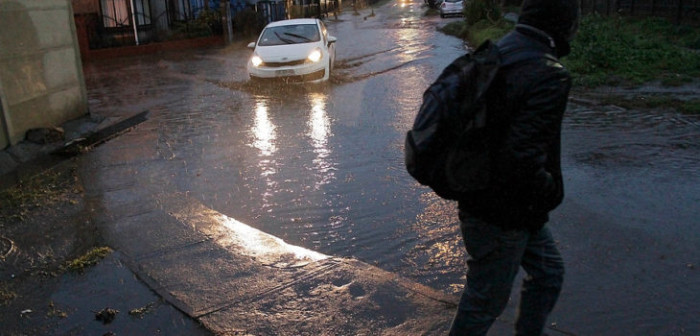 Decretan alerta temprana para región del Bío Bío por fuertes lluvias y viento