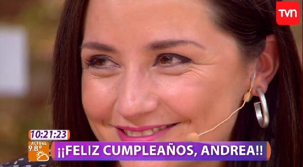 No lo podía creer: así celebró matinal de TVN cumpleaños de Andrea Arístegui