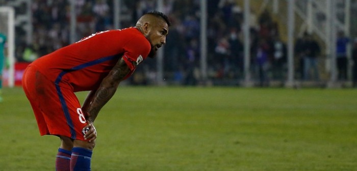 Jugadores bolivianos se burlan de Arturo Vidal: imitaron una de sus fotografías