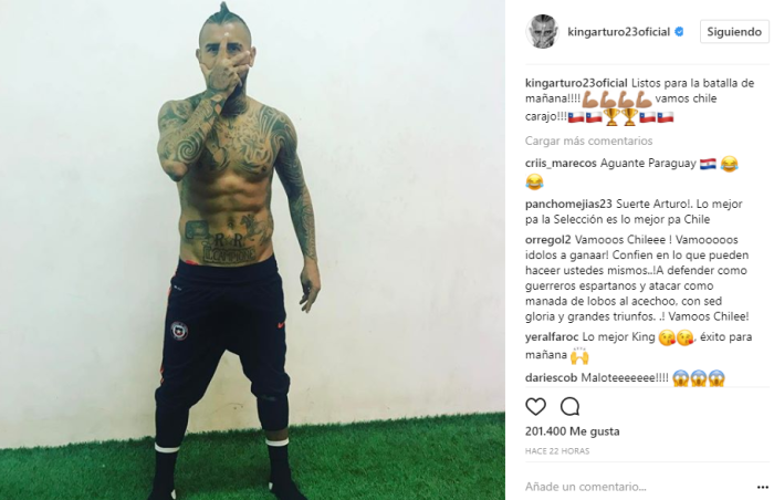 Arturo Vidal está 'listo para la batalla' y lo probó con ...