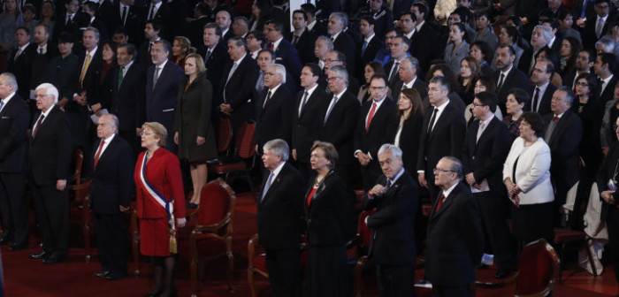 Tras críticas a su gobierno Michelle Bachelet se retiró molesta de Te Deum Evangélico