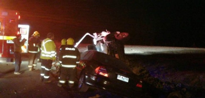 Accidente en ruta Pozo Almonte-Alto Hospicio terminó con una mujer fallecida y 4 heridos