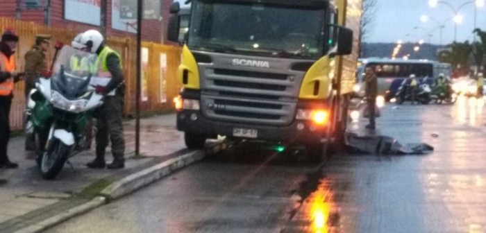 Hombre en situación de calle muere atropellado en Concepción: conductor se dio a la fuga