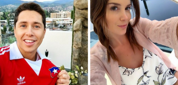 Karol Lucero tuvo coqueto reencuentro con Catalina Vallejos durante un móvil