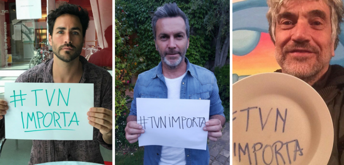 Famosos se suman a potente campaña en redes sociales para salvar el futuro de TVN