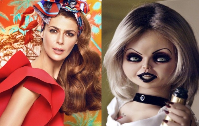 Tonka Tomicic encantó en 'Bienvenidos' con sexy disfraz de la novia de 'Chucky'