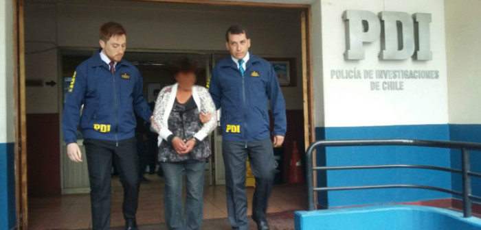 Mujer acusada de degollar a su conviviente en Coihueco fue detenida