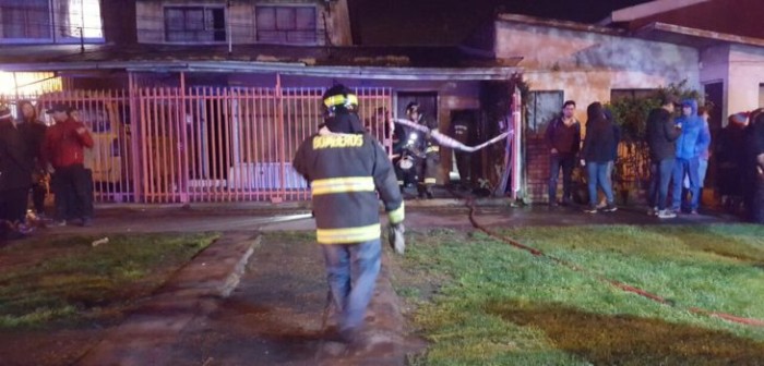 Adulto mayor falleció en incendio en la comuna de Hualpén