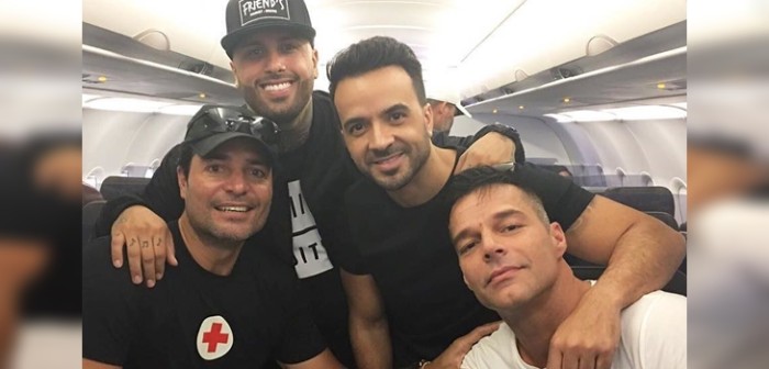 Chayanne, Nicky Jam, Luis Fonsi y Ricky Martin se unen para ayudar a Puerto Rico