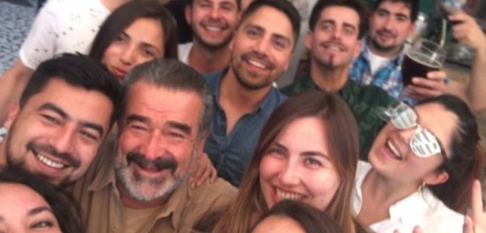 Andrónico Luksic cumplió su promesa y se juntó a 