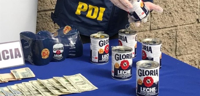 Desbaratan banda que traficaba cocaína líquida en envases de leche condensada