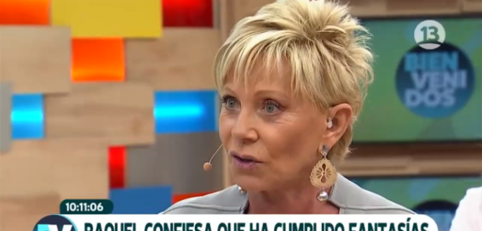 Raquel Argandoña reveló en ‘Bienvenidos’ su experiencia sexual más osada