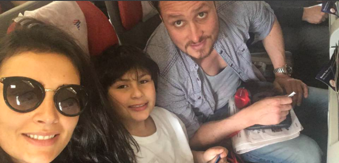 Las vacaciones de Dominique Gallego junto a su hijo y Rodrigo Wainraihgt