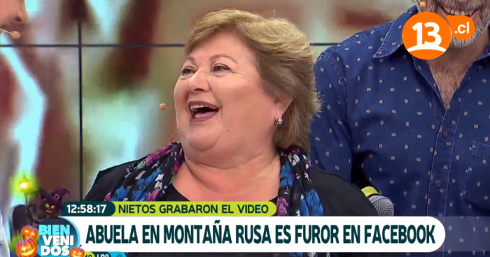 Abuela de chistoso video viral en montaña rusa contó detalles de su vida en 'Bienvenidos'