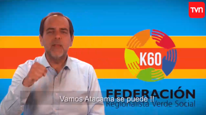 La impresentable propaganda televisada de candidato a diputado: no tiene audio