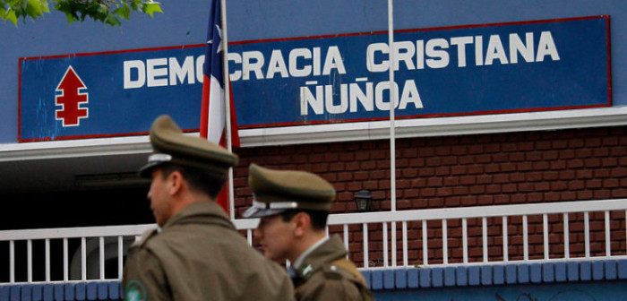 Confirman que artefacto dejado en sede de la DC en Ñuñoa era explosivo