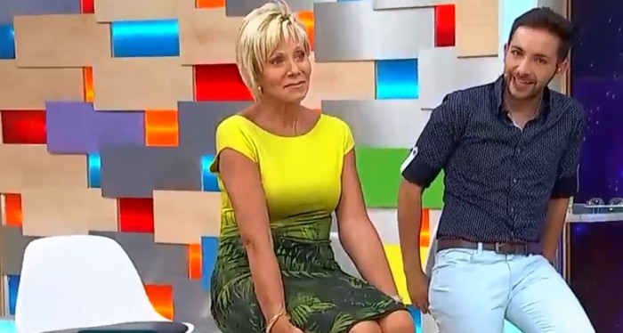 Raquel Argandoña sufre bochorno en 'Bienvenidos' por particular detalle en su vestido