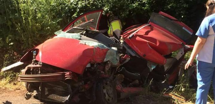 Familia completa fallece en ruta que une Victoria y Traiguén tras accidente de tránsito